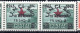 2936. ALBANIA 1945 ALBANIAN ARMY, MICH.368-374 MNH STRIPS OF 4. 1 X 373 194 INSTEAD OF 1945,SC. 354-360 - Albania