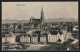 AK Ulm A. D., Ortsansicht Mit Münster Und Bergpanorama  - Ulm