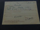 Carte Postale Avec Réponse Payée Au Type Pétain N°. B10b Timbrée Sur Commande Pour Acte De Naissance Oblitérée - Cartes Postales Types Et TSC (avant 1995)