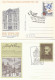Poland Postmark (0382) Set.4: SLUPSK 4 Different Date Stamps Tower Hand Trumpet - Stamped Stationery
