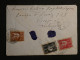 DN9 PORTUGAL  LETTRE 1919  BRAGA  A PARIS FRANCIA  +CIRE BLEUE + AFF.  INTERESSANT++ - Lettres & Documents