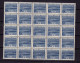 Autriche - 1932 -. 50 G. Lac De Worth - Neufs** - MNH - Bloc De 25 - Unused Stamps