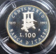 Delcampe - Italia - 500 + 200 + 100 Lire 1993 - 100° Banca D'Italia - 500 Lire