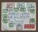 !!! INDOCHINE, LETTRE DE HANOI POUR LA FRANCE DE 1949 AVEC AFFRANCHISSEMENT SPECTACULAIRE - Covers & Documents