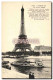 CPA Paris La Tour Eiffel Peniche - Tour Eiffel