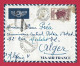 !!! INDOCHINE, LETTRE PAR AVION DE SAIGON-CENTRAL, COCHINCHINE POUR ALGER D'OCTOBRE 1939 AVEC MARQUE DE CONTRÔLE POSTAL - Posta Aerea