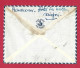 !!! INDOCHINE, LETTRE PAR AVION DE SAIGON-CENTRAL, COCHINCHINE POUR ALGER D'OCTOBRE 1939 AVEC MARQUE DE CONTRÔLE POSTAL - Airmail