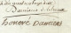 N°1909 ANCIENNE LETTRE SIGNE FONTAINE ET HONORE DAMIENS ( A Dechiffrer ) DATE 1787 - Historical Documents