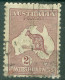 Australie    Michel  48 X II B  Ou  Yvert  11a  Ob  B Ou B/TB  - Gebraucht