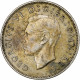 Grande-Bretagne, George VI, 2 Shillings, 1945, Londres, Argent, TTB+ - J. 1 Florin / 2 Shillings