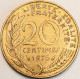 France - 20 Centimes 1976, KM# 930 (#4262) - 20 Centimes