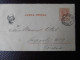ARGENTINE / ARGENTINA - PRECURSEUR - Entier Postal 2 Centavos - Cachet BUZONISTAS CAPITAL N° 1 - 1891 - Briefe U. Dokumente