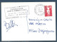 Carte Domaine Viticole (format 8 X 11) Affr. TVP Rouge Marianne De Briat Autocollant Secap Paris Cherche-Midi 30.11.1994 - 1989-1996 Marianne (Zweihunderjahrfeier)