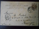 PRECURSEUR - GREAT BRITAIN & IRELAND:  - Entier Postal One Penny Marron - Cachet "  CALAIS à PARIS - LONDON " - 1891 - Autres & Non Classés