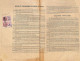 Connaissement Zinguinchor Pour Bordeaux 1953 Estampille Contrôle + Verso Fiscal France 4 F X 2 - Lettres & Documents