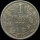 LaZooRo: Belgium 1 Franc 1904 XF - Silver - 1 Franc