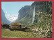 Lauterbrunnen Mit Grosshorn Und Staubbachfall - Lauterbrunnen