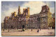 CPA Paris L Hotel De Ville - Cafés, Hotels, Restaurants
