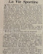 1905 COURSE AUTOMOBILE - LE MEETING D'AIX LES BAINS - VOITURES DE DION BOUTON - LA VIE ILLUSTRÉE - 1900 - 1949