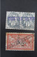 FRANCE POSTE SERBE A CORFOU N°1 Oblit. TB + N°11 Oblit. ROUSSEUR /PLI SIGNE? COTE 425 EUROS VOIR SCANS - War Stamps