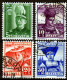 Switzerland / Helvetia / Schweiz / Suisse 1939 ⁕ Pro Juventute Mi.359-362 ⁕ 4v Used - Usados