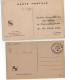 Carte Maxi   1945  (lot De 2 Cartes AMIENS Et ANGOULEME ) - 1940-1949