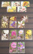 ROMANIA FLOWERS 7 SETS  CTO- USED - Oblitérés