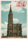 Carte Maxi  1945  STRASBOURG - 1940-1949
