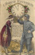 - Guerre 1914-18 -ref-N465- Fantaisies Patriotiques - L Horloge Mystérieuse - Poilu Et Femme - Couples - - Guerre 1914-18