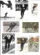 EL10 - VIGNETTES ET CHROMOS DIVERS - PATINAGE DE VITESSE - ICE SKATING - Sport Invernali