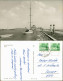 Postcard Balatonlelle Pier/Móló Schiffe 1962 - Hongrie