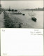 Foto  Dampfer Flussufer 1955 Privatfoto - Zu Identifizieren