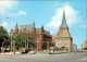 Rostock Blick Zum Steintor Mit Straßenbahn Im Vordergrund Ansichtskarte  1985 - Rostock