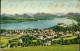 Berg (Starnbergersee) Landkarten-Ansichtskarte - Starnberger See 1915 - Starnberg