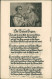 Postcard  Sprüche/Gedichte (Religion/Kirche) - Des Vaters Segen 1919 - Musica