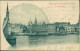 Ansichtskarte Frankfurt Am Main Effektkarte - Mainpartie - Brücke 1900  - Frankfurt A. Main