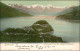 Cartoline Bellagio Panorama Dei Tre Loghi Da Gorla 1908  - Other & Unclassified