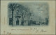 Ansichtskarte Bad Oeynhausen Mondscheinlitho - Restaurant, Straße 1899  - Bad Oeynhausen