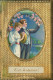 Ansichtskarte  Goldrahmen - Mann Und Frau 1910 Goldrand - 1900-1949