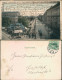 Hannover Künstlerkarte Georgstrasse, Cafe Kröpcke, Straßenbahn 1902  - Hannover