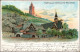 Kelbra (Kyffhäuser) Künstlerlitho: Kyffhäuser Und Wirtschaft 1904  - Kyffhaeuser