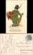 Ansichtskarte  Geburtstag: Kobolt, Blumen Und Schirm 1913 Prägekarte - Anniversaire