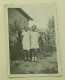 Two Young Girls In The Yard - Old Photo From 1939. - Personnes Anonymes