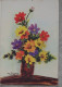 Petit Calendrier De Poche 1981 APBP Bouquet De Fleurs Peint Avec La Bouche Artiste Peintre - Montreuil Sous Bois - Petit Format : 1981-90