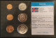 ISLANDE - ICELAND - SERIE DE 6 PIECES DIFFERENTES - 1 - 5 - 10 - KRONA - KRONUR 5 - 10 - 50 AURAR - Iceland