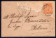 1880 30 NOV  C.20 SASS.39 "EFFIGIE DI UMBERTO I"USATO SU BUSTA DA AURENZO X BELLUNO  MOLTO BELLA - Poststempel