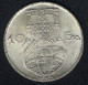 Portugal, 10 Escudos 1954, Silber, AUNC - Portogallo