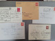 Lot De Cartes Postales Et Lettres Avec Cachets De Cuirassées, Croiseurs Porte Avion , Tres Bon Lot - 1921-1960: Période Moderne
