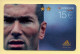 Mobicarte : Zinedine ZIDANE / ADIDAS / Football : Orange : 06/2003 : Recharge 15E (voir Cadre Et Numérotation) - Mobicartes