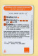 Mobicarte : Recharge 70 / Orange / 06/2003 (voir Cadre Et Numérotation) - Cellphone Cards (refills)